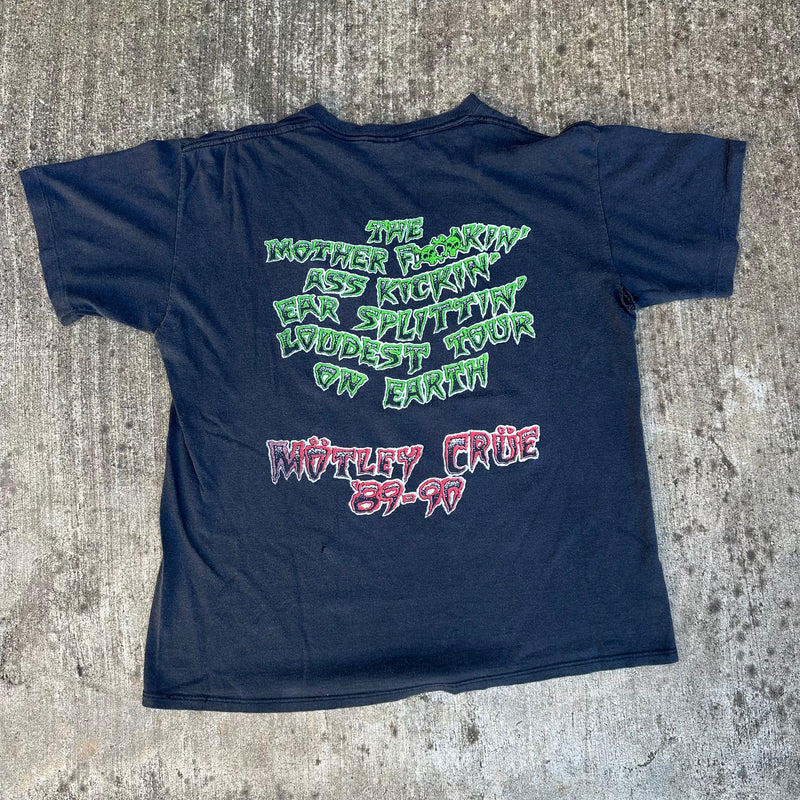 1989 Motley Crue Tour T-Shirt Large