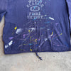 1990’s Gap Paint Splattered D Pocket Hooded Sweatshirt Large