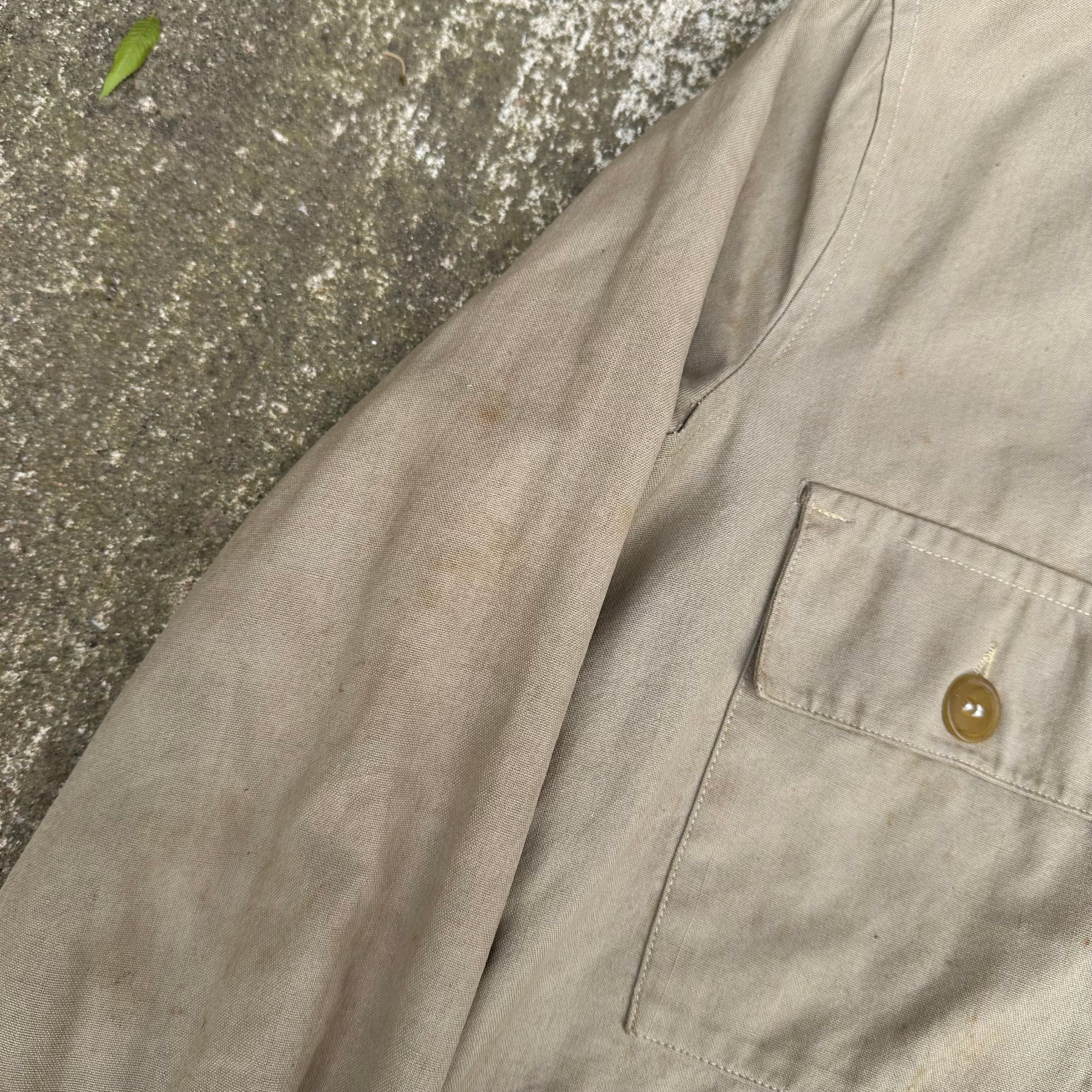 1940’s/50’s Montgomery Ward Flannel Lined Cotton Jacket