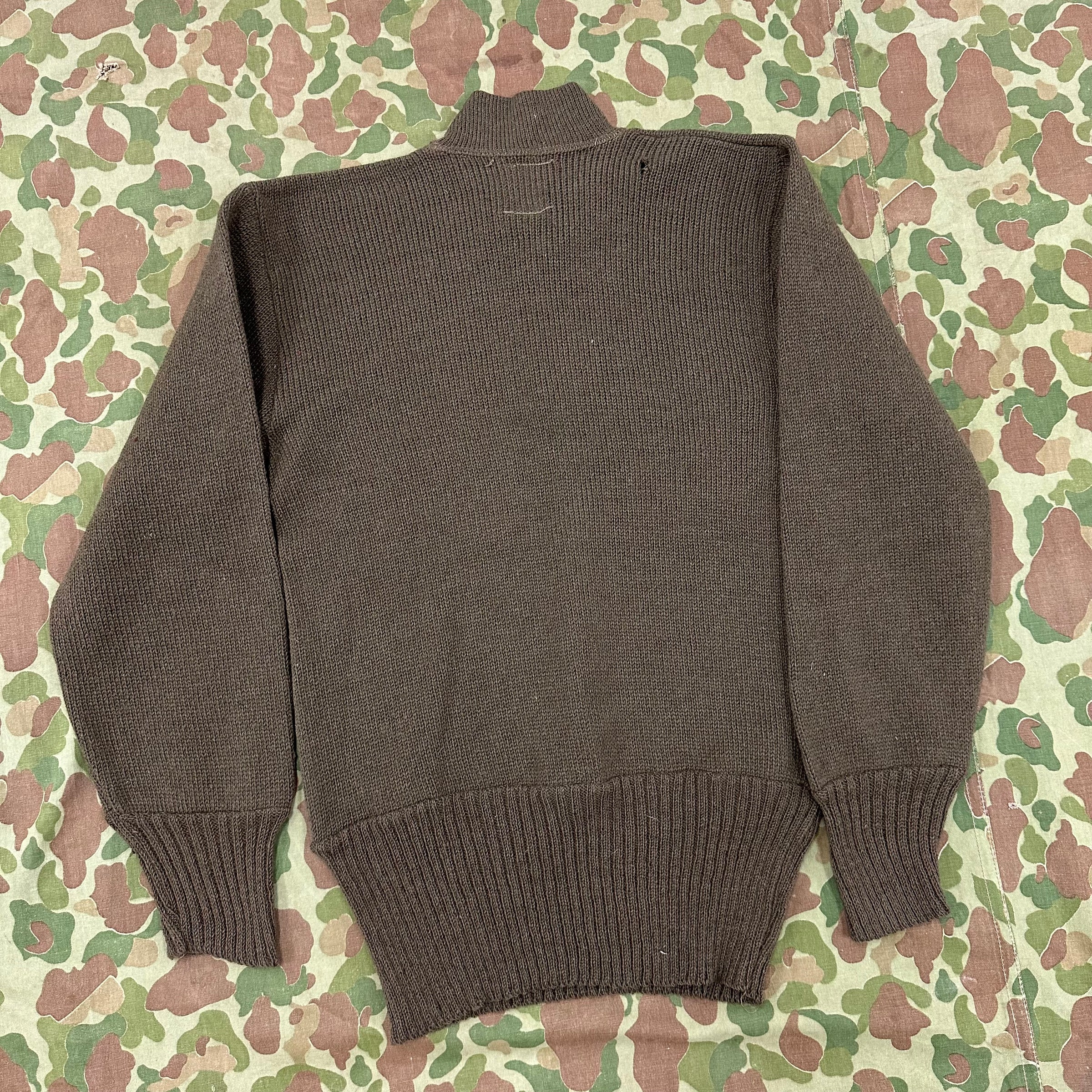 1940’s Mint WWII US Army 5 Button Wool Sweater