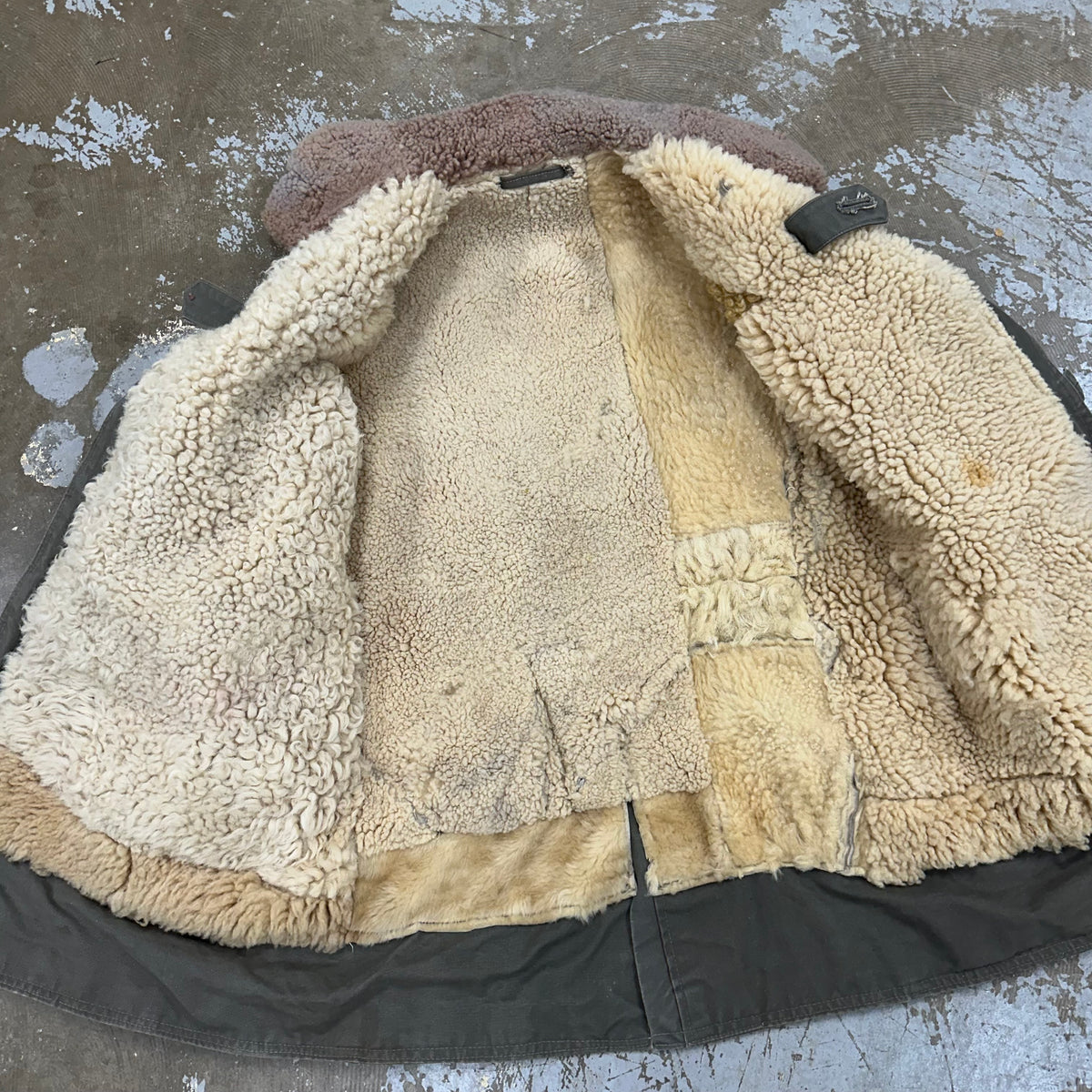 1940’s m/1944 livpäls Swedish Army Military Jacket 25.5” Chest