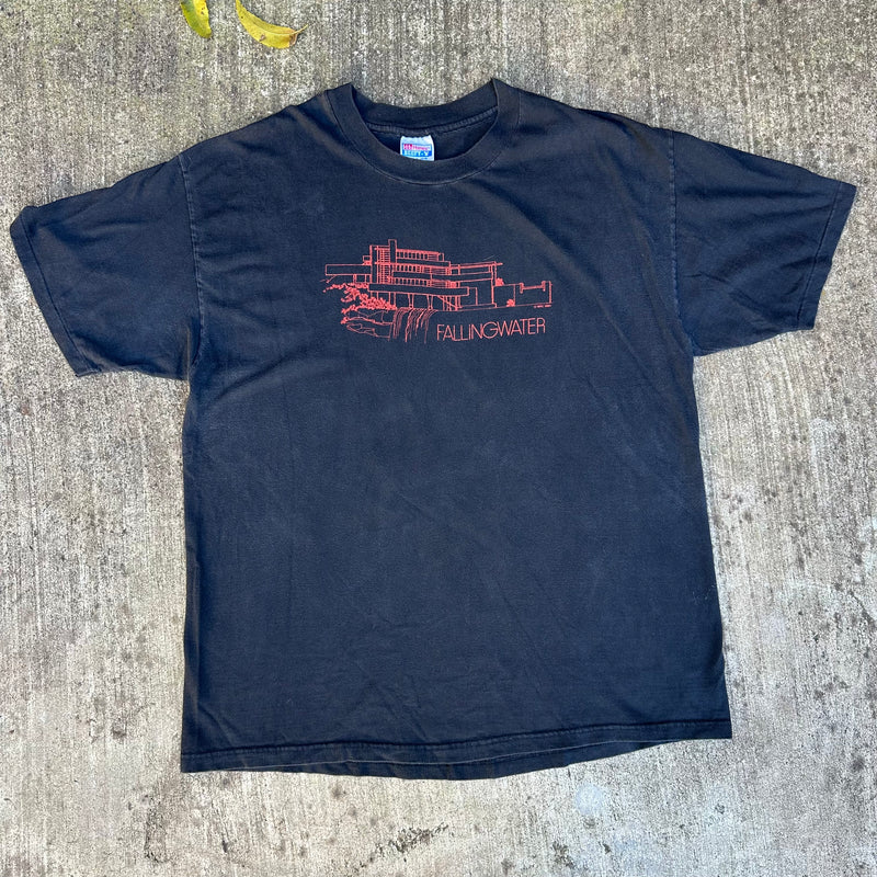 1990’s Frank Lloyd Wright Falling Water T-Shirt XL