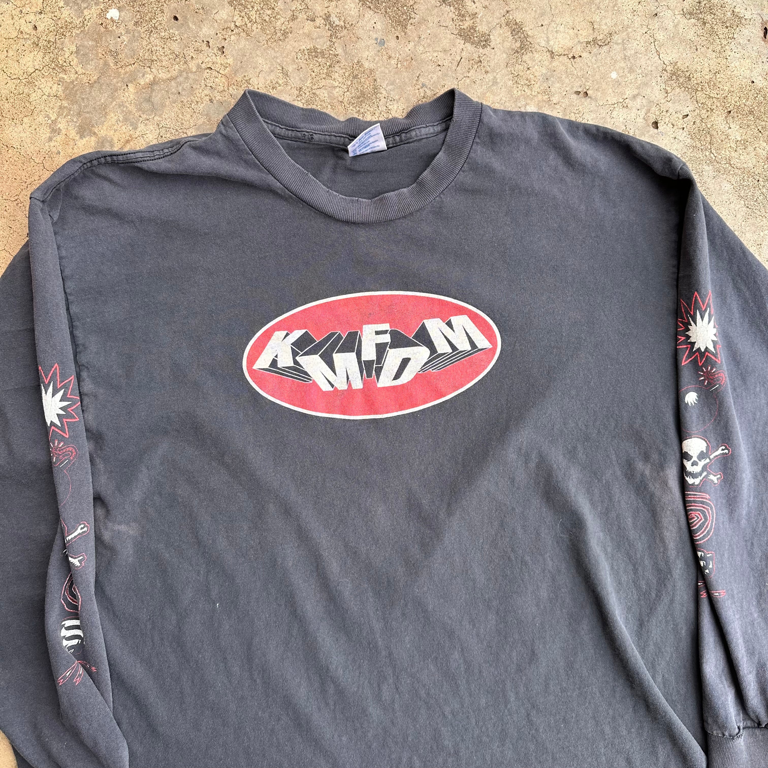 1997 KMFDM Tour Longsleeve T-Shirt XL – Little Chum Vintage