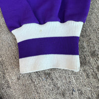 1970’s Medalist Sand Knit West Dragons Purple Nylon Warm Up Jacket Size 38