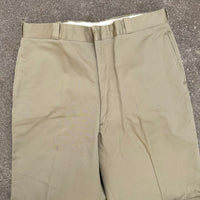 1960’s Vietnam War Deadstock US Army Khaki Cotton Pants 34” Waist