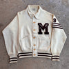 1950’s Wool Letterman Sweater Jacket Medium