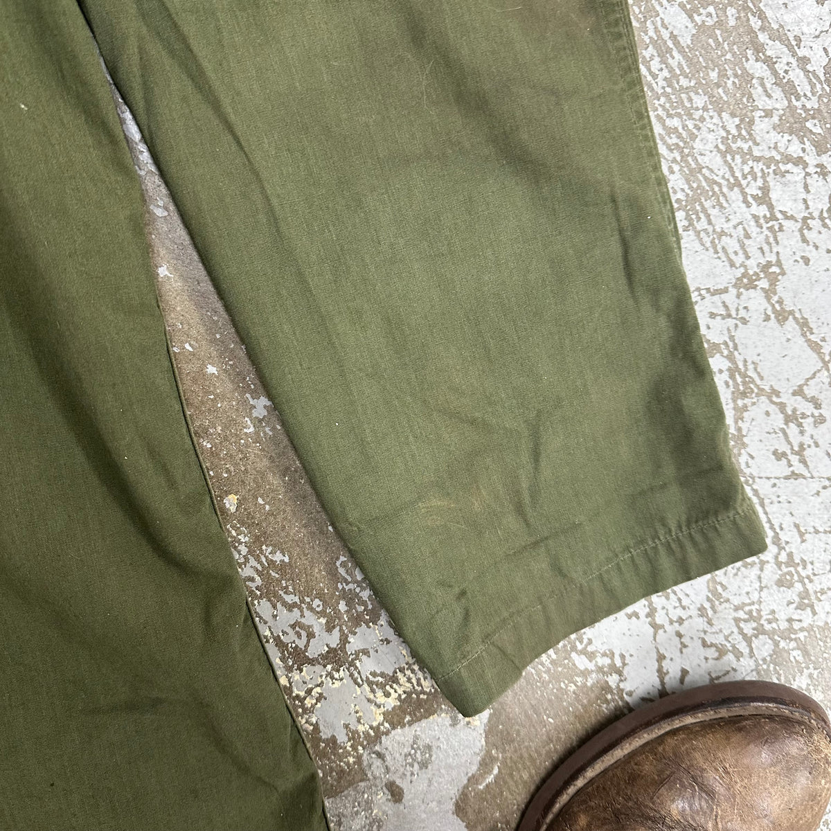 1960’s Vietnam War Experimental Test Sample Nyco/Poplin Fatigue Shirt Large