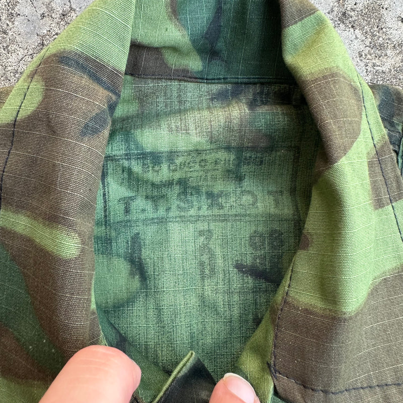 1960’s Deadstock Vietnam War ARVN Ripstop ERDL Shirt Size 3
