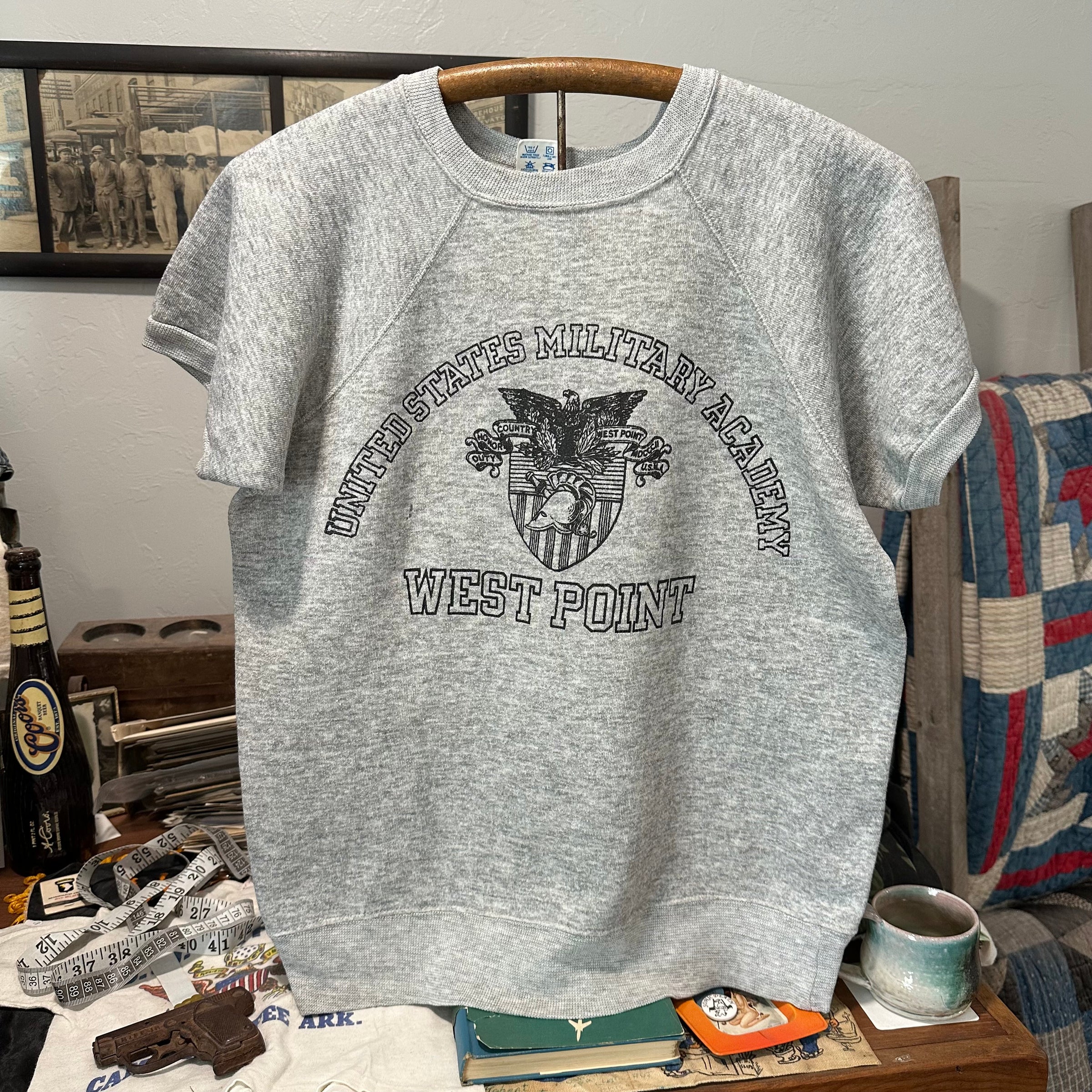 1980’s Champion USMA West Point Short Sleeve Sweatshirt