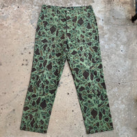 1960’s Korean Frogskin Camp HBT Fatigue Pants 34” Waist