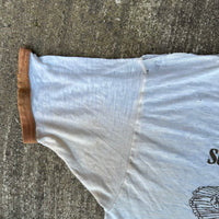 1970’s Support Wildlife Drink Wild Turkey Thrashed Ringer T-Shirt Small