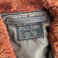 1960’s USN G-1 Leather Flight Jacket Size 40