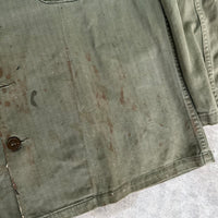 1940’s/50’s Thrashed US Army M-47 HBT Shirt Medium