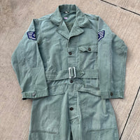 1940’s/50’s USAF Patched HBT Coveralls Small