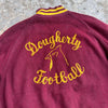 1950’s/60’s Embroidered Cardinal Dougherty Football Varsity Jacket 26” Chest