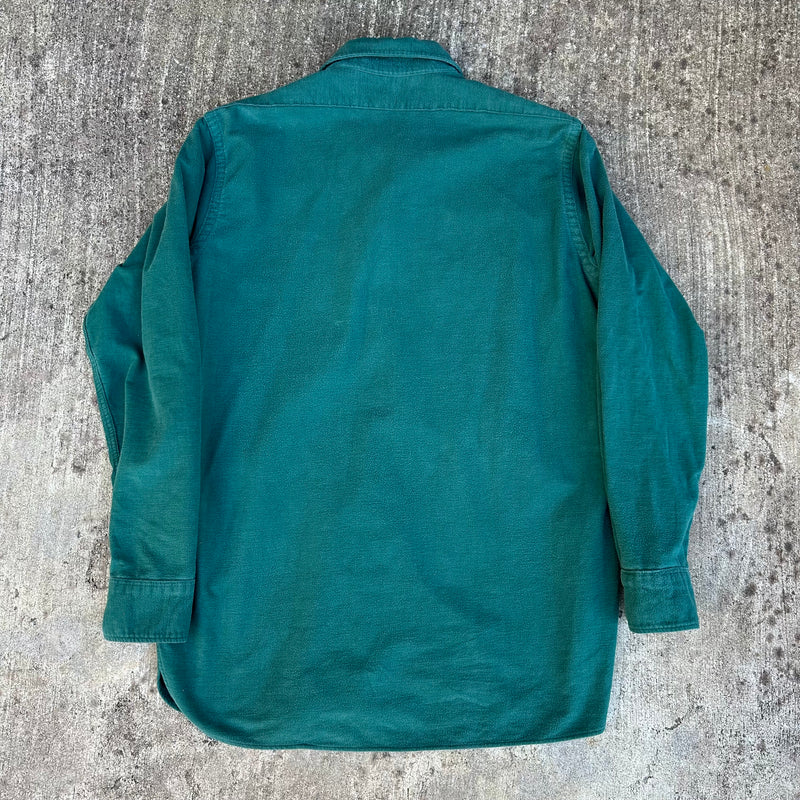 1960’s LL Bean Script Label Chamois Cotton Flannel Shirt