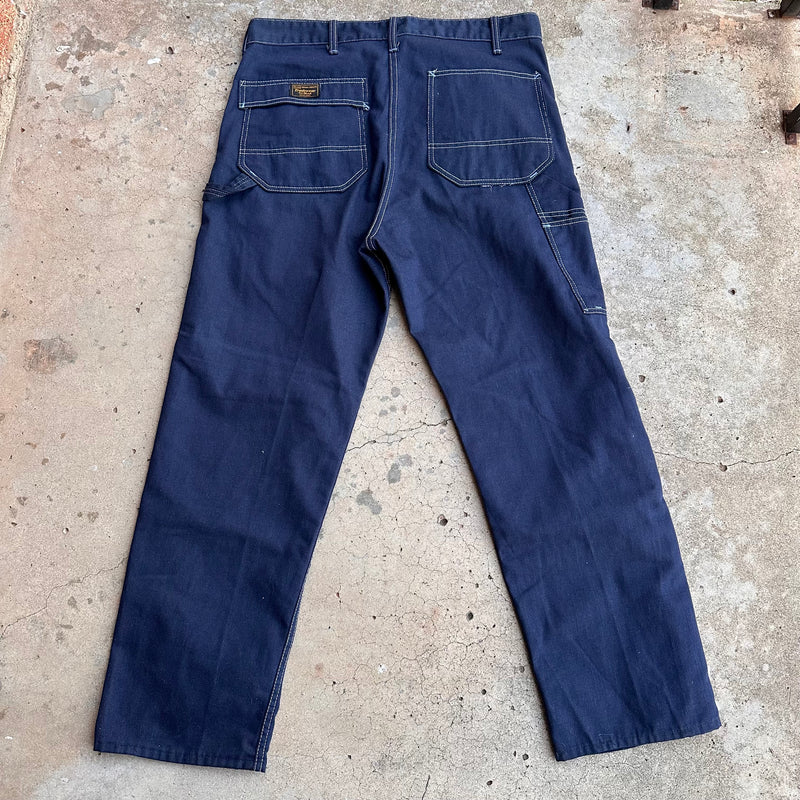 1970’s Sears Tradewear Tri-Blend Carpenter Pants 37” x 30”