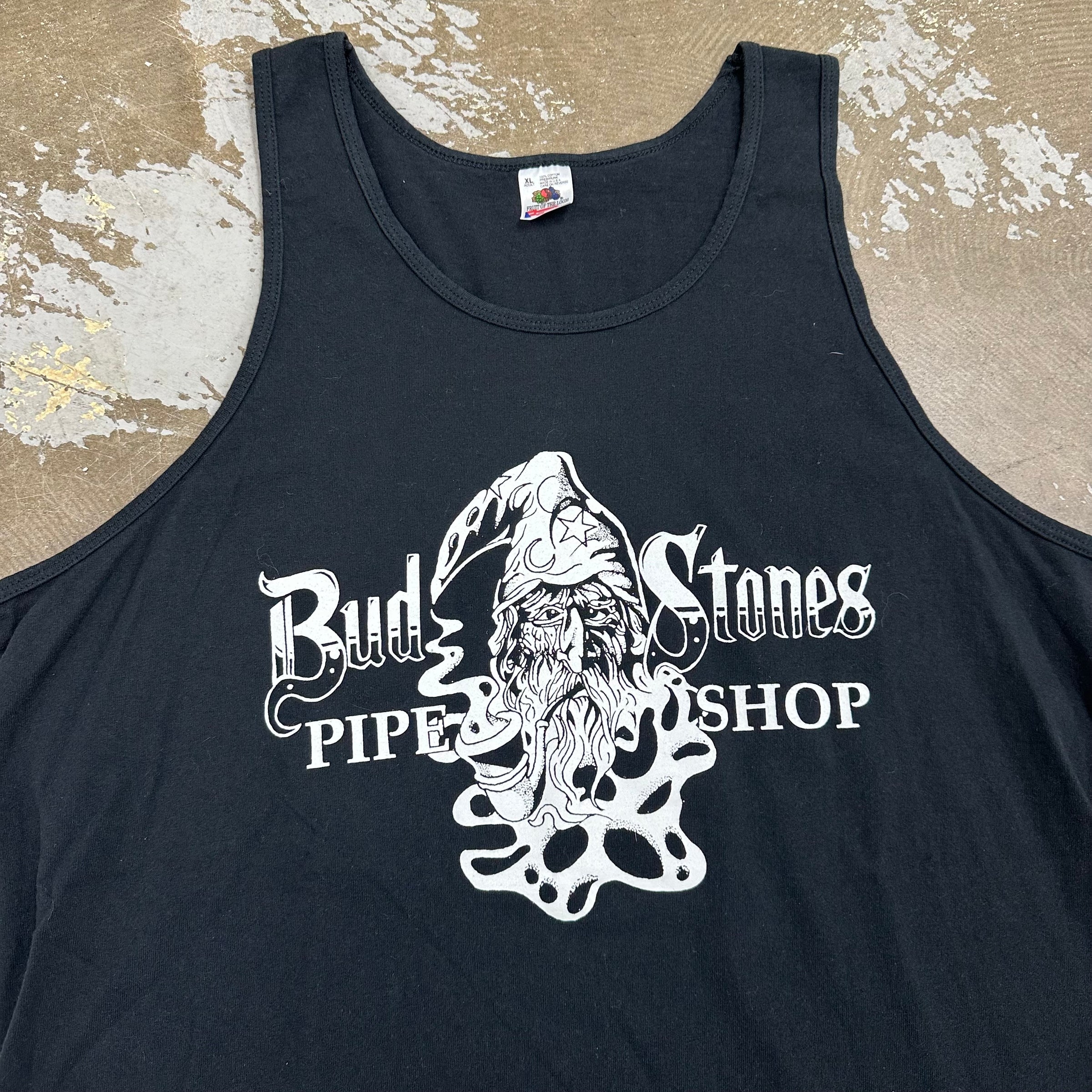 1990’s Bud Stones Pipe Shop Tank Top T-Shirt XL