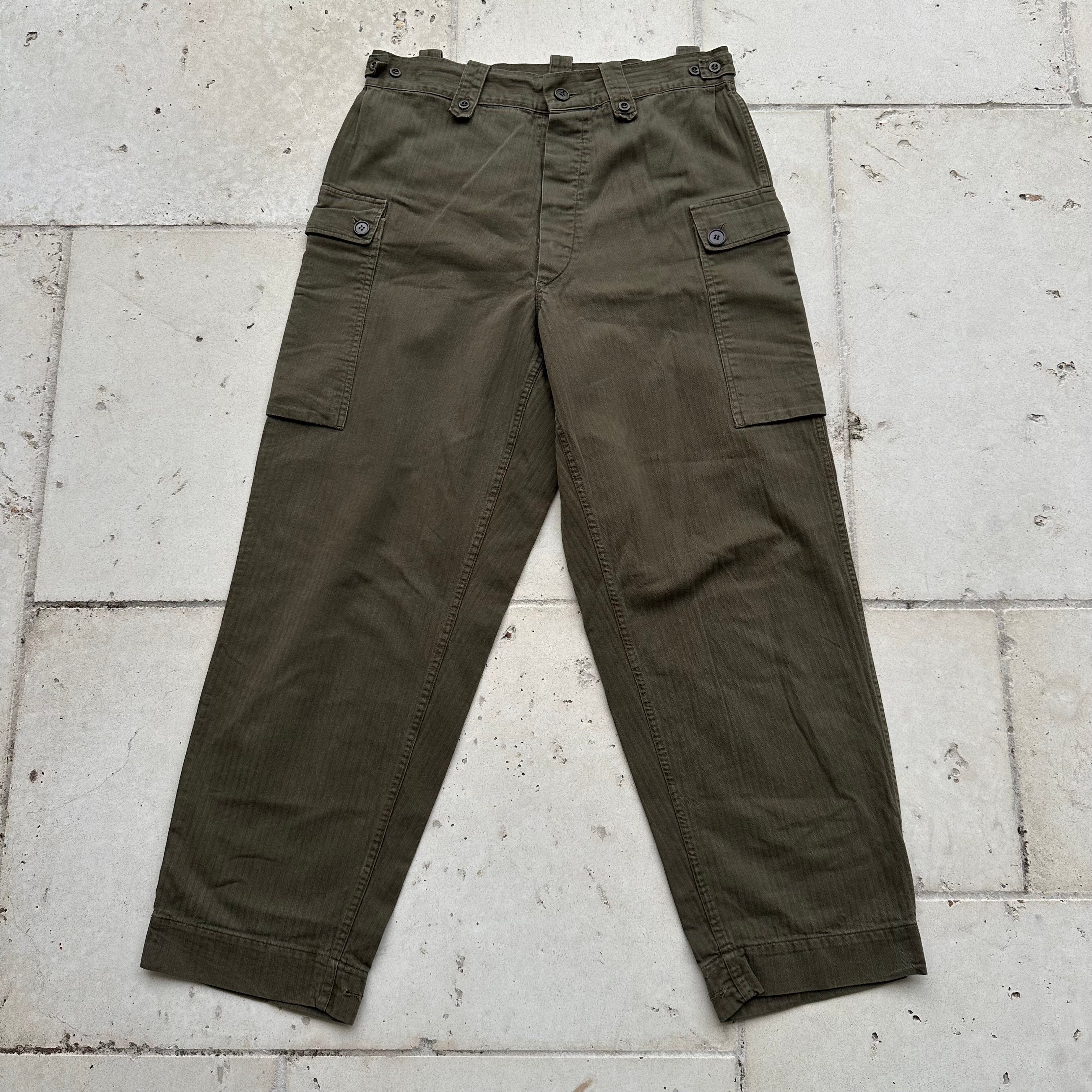 1970's Dutch Army HBT Field Pants 32” - 34” x 30” – Little Chum