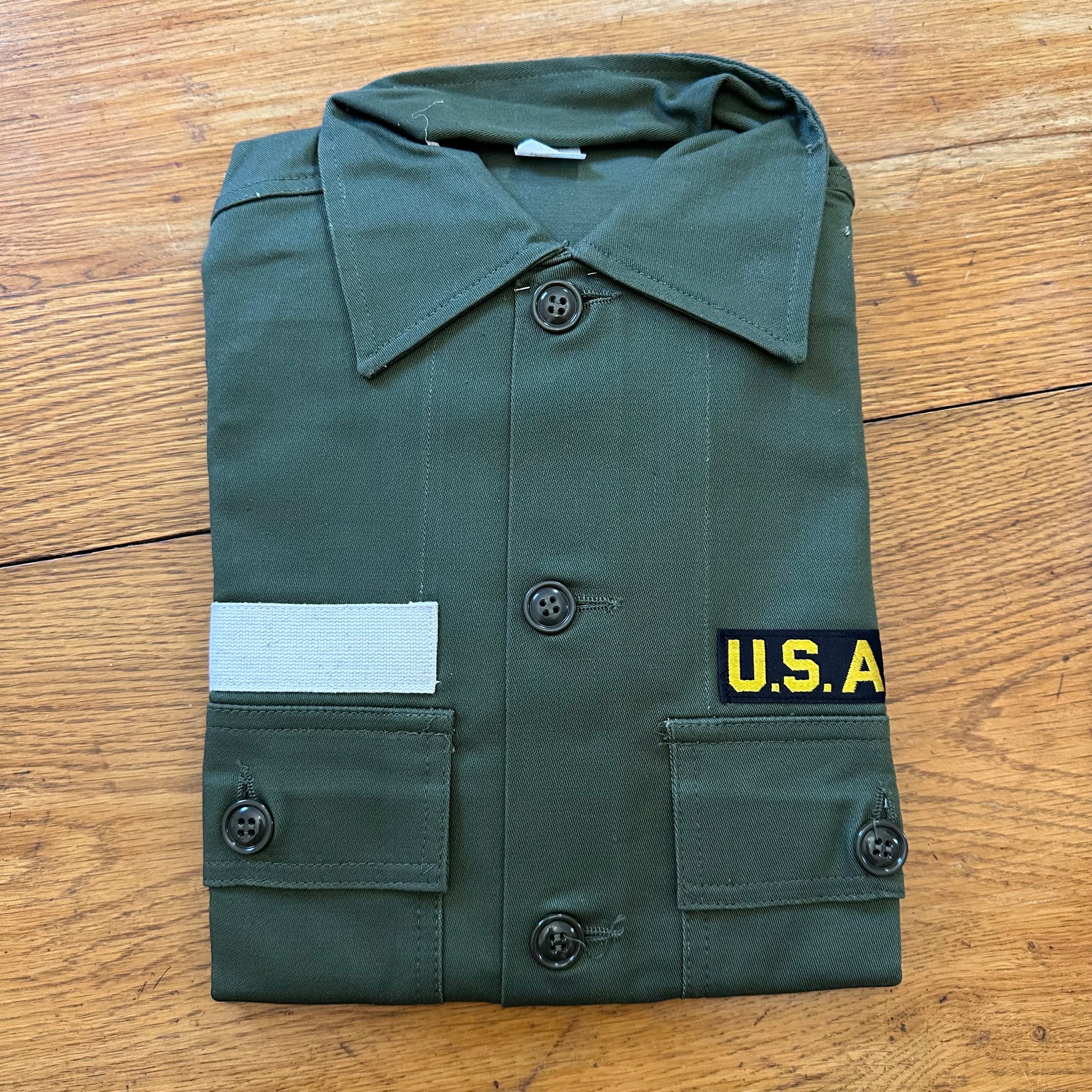 1960’s Deadstock Trooper Fatigue Shirt Small