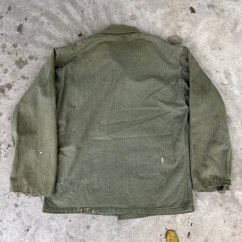 1940’s/50’s Thrashed US Army M-47 HBT Shirt Medium