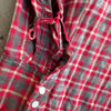 1950’s Thrashed Blue Bell Wrangler Cotton Flannel Shirt Large
