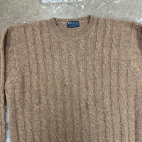 1990’s Burberry’s Wool Cable Knit Sweater Large