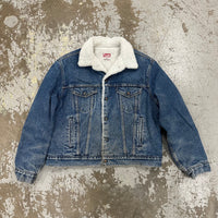1980’s Levi’s Sherpa Lined Denim Jacket Size 46R
