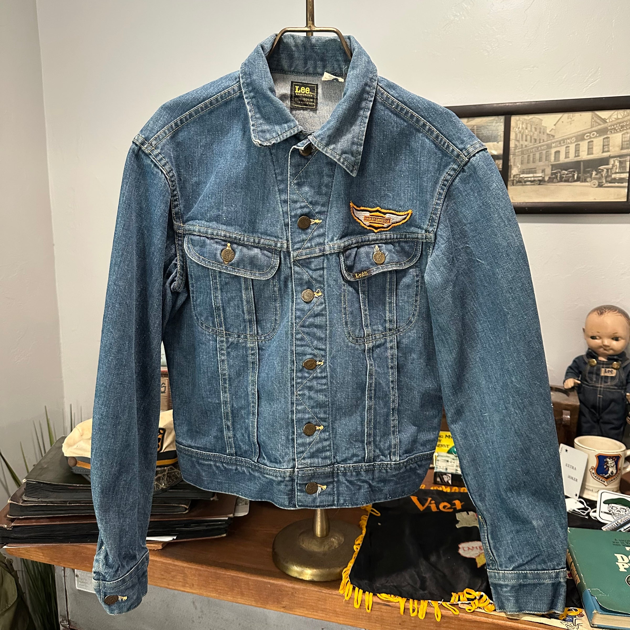 1970’s Patched Lee 101J Denim Jacket