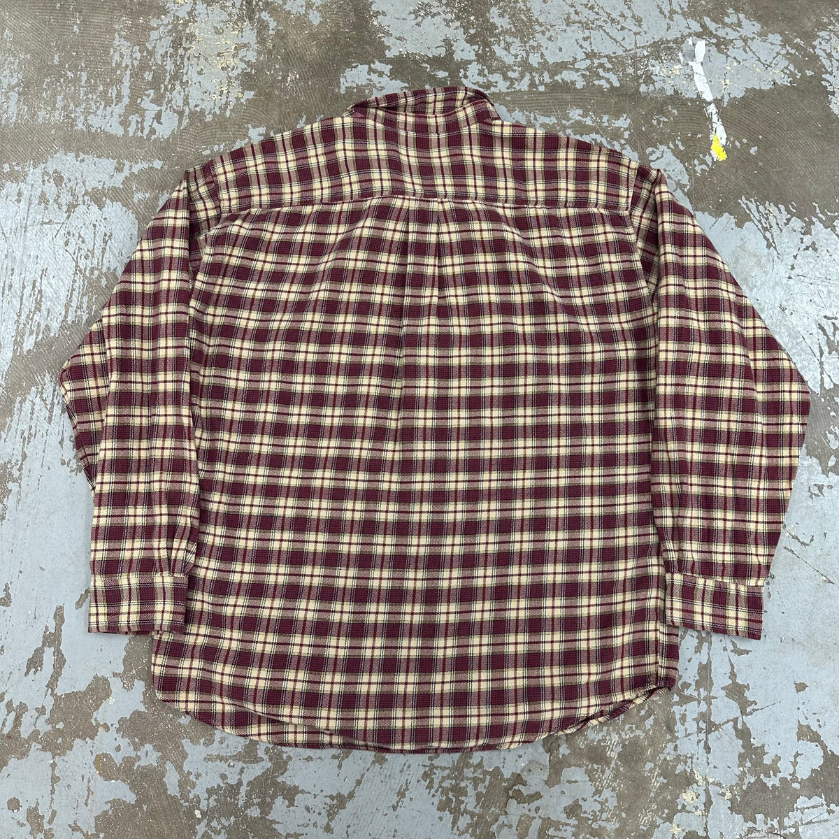 1990’s J Crew Plaid Cotton Flannel Shirt XL