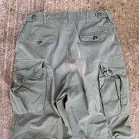 1960’s Vietnam War First Pattern Jungle Trousers Medium Long