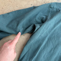 1950’s/60’s Burlington Air Express Patched Cotton Gusseted Work Shirt Large