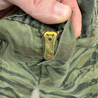 1970’s Civilian Ripstop Tiger Stripe Camo Fatigue Pants 30” Waist