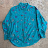 1990’s Gap Cotton Fishing Pattern Shirt XL