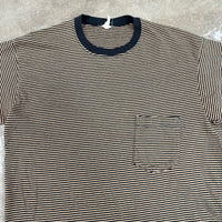 1990’s Gap Black Striped Ringer T-Shirt Medium