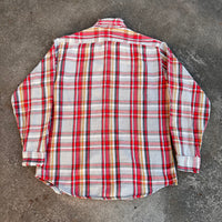 1970’s Big Mac Plaid Cotton Flannel Shirt Medium