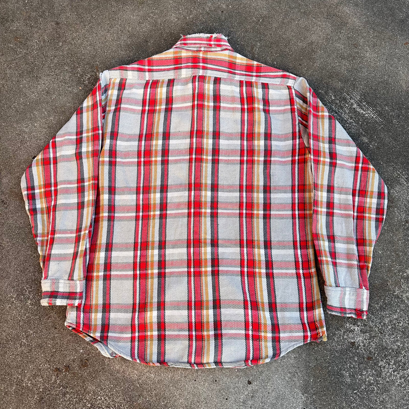 1970’s Big Mac Plaid Cotton Flannel Shirt Medium