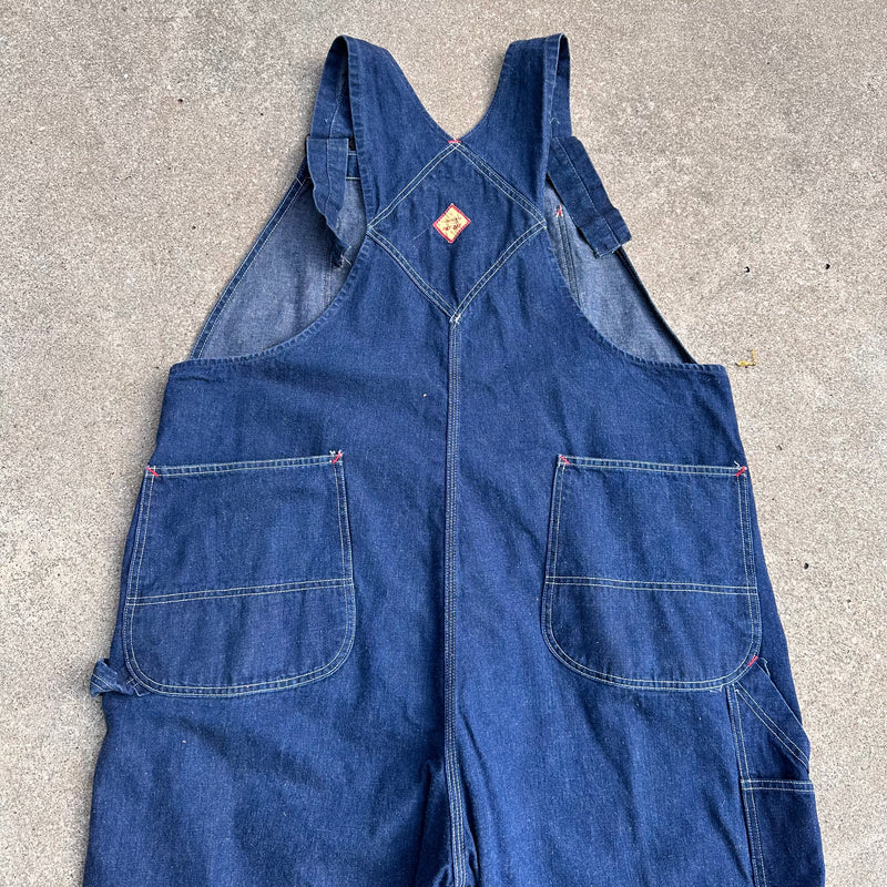 1950’s Penney’s Pay Day Denim Overalls 42” x 25”