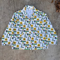 1970’s Farmland All Over Print Pullover Jacket Large