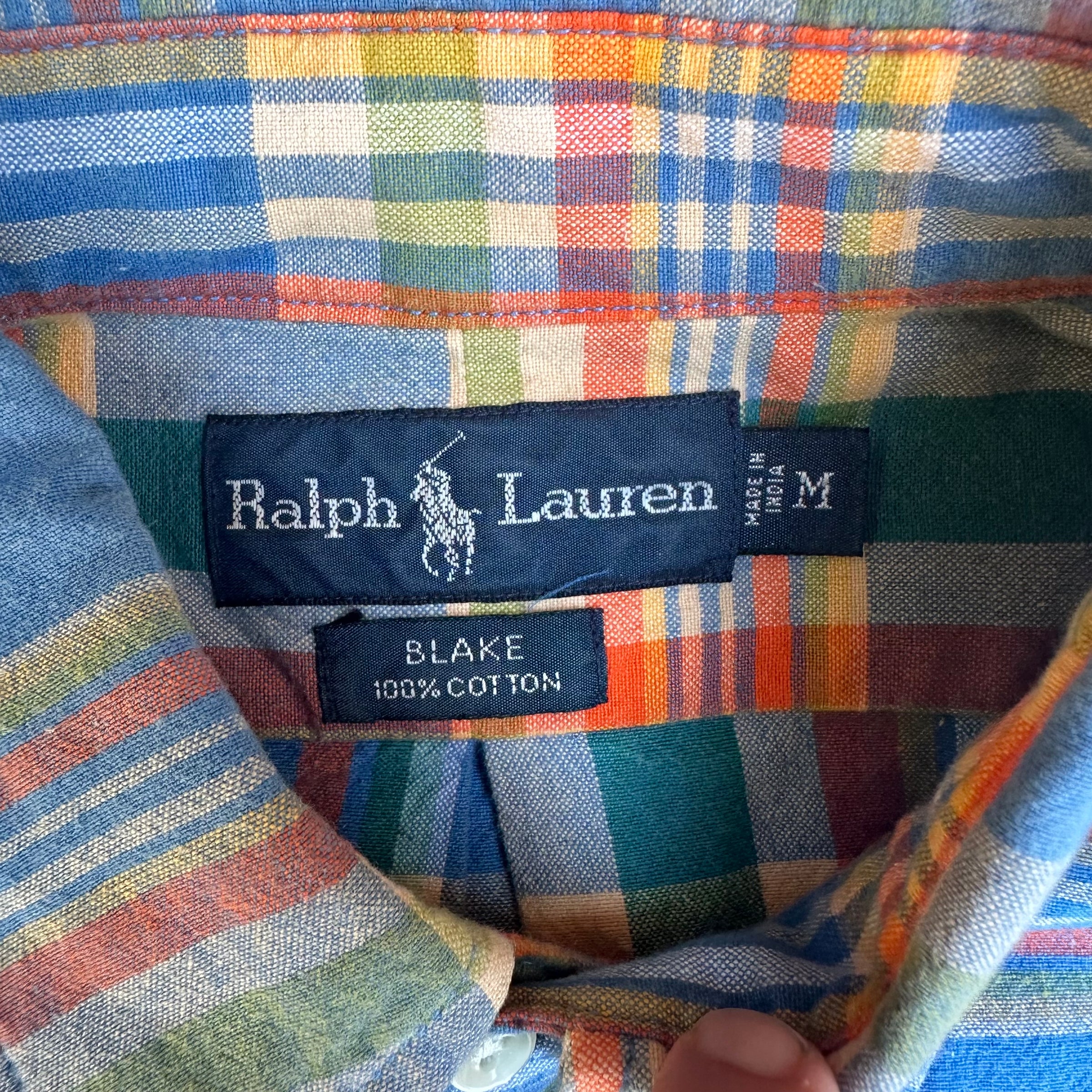 1990’s/2000’s Ralph Lauren Plaid Cotton Shirt Medium