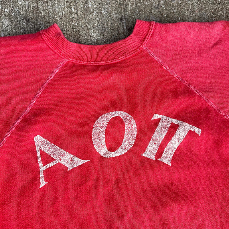 1960’s Faded Red Sorority Crewneck Sweatshirt Medium