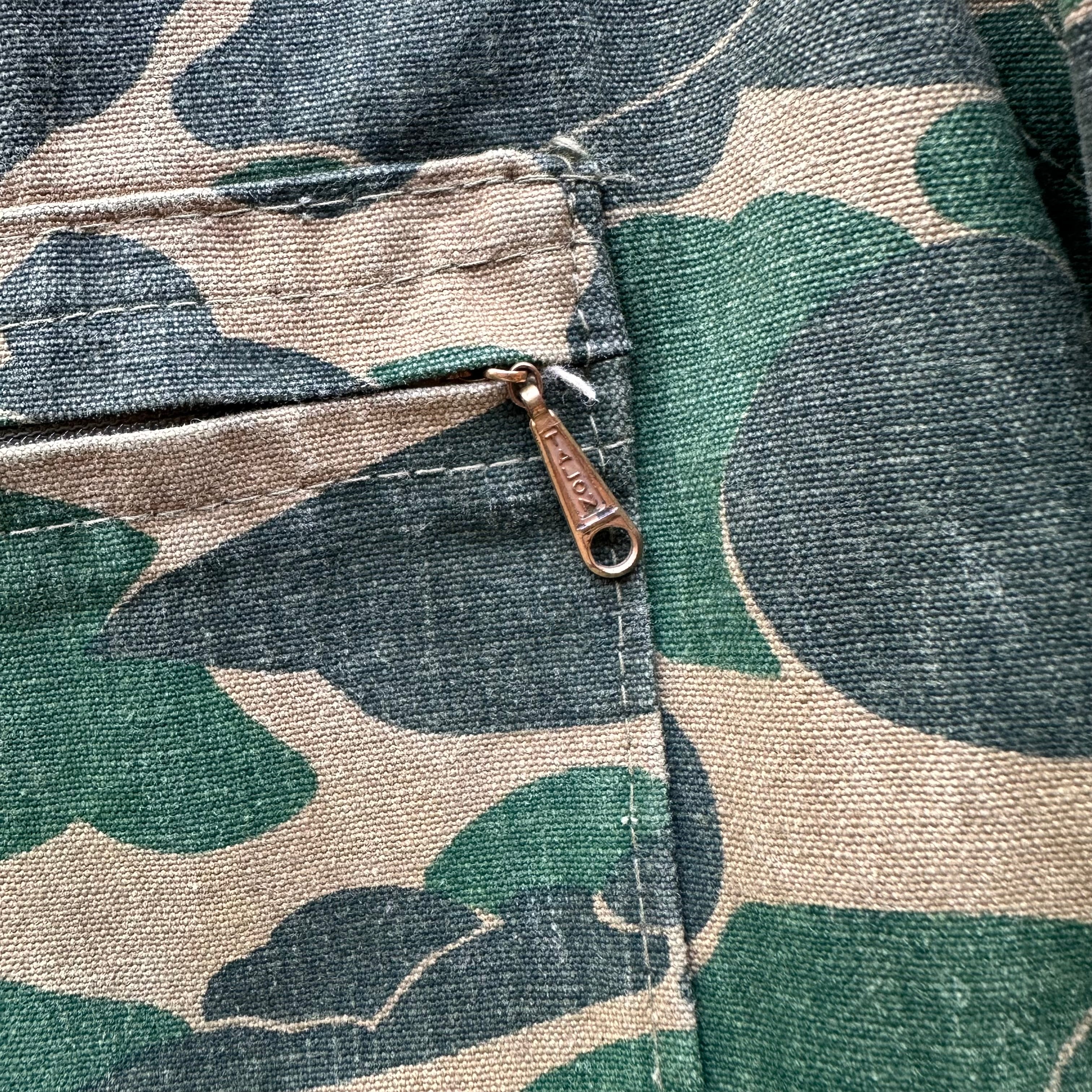 1960's Bullseye Bill Duck Hunter Camo Hunting Jacket Medium
