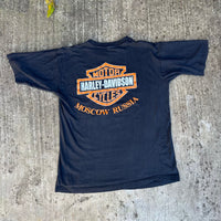 1990’s Harley Davidson Moscow Russia T-Shirt Large