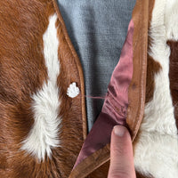 1940’s/50’s Cow Fur Paneled Sweater Small