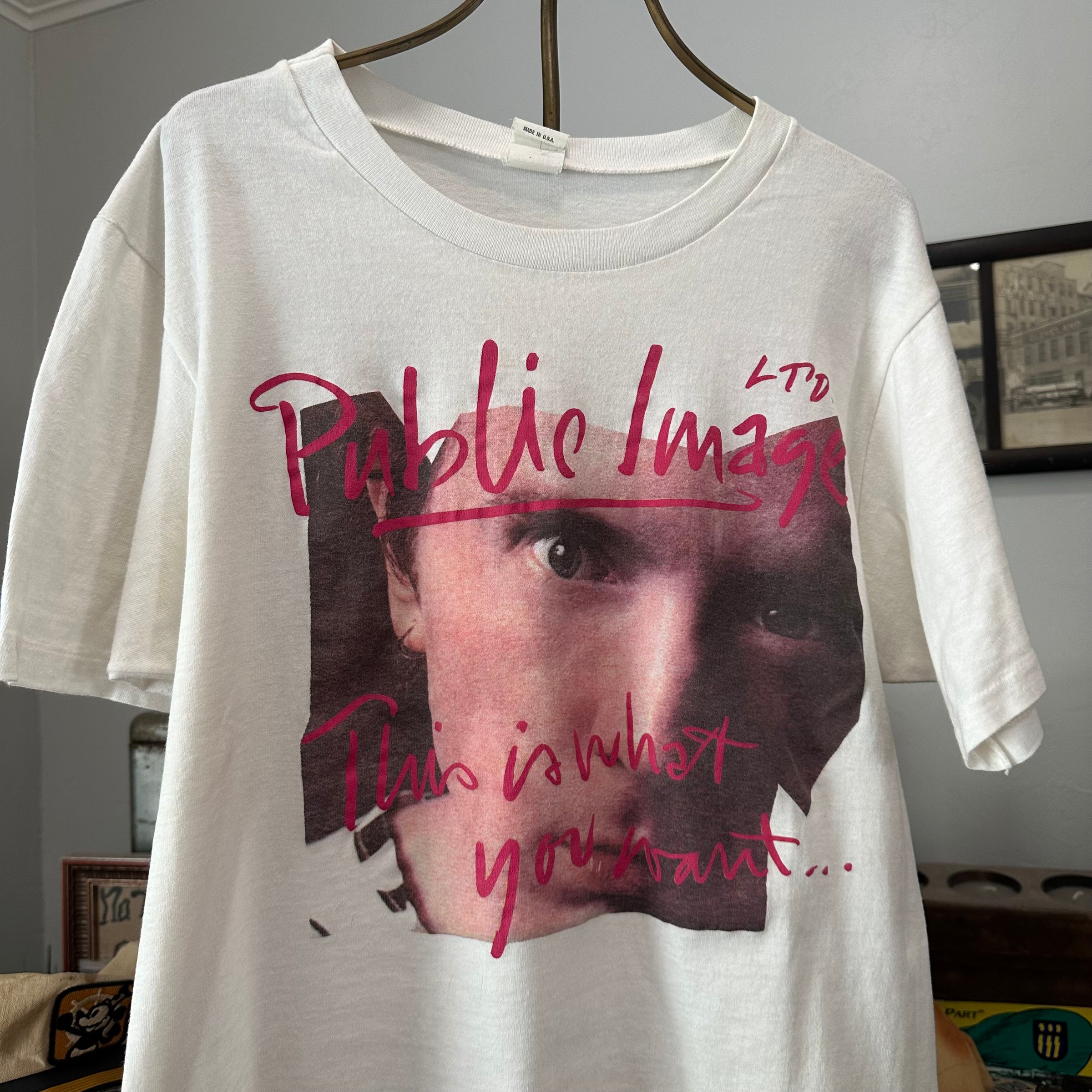 1984 Public Image Limited “This is What You Want … This is What You Get” Album Promo T-Shirt Large