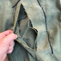 1960’s Vietnam War Repaired OG-107 Fatigue Pants Medium