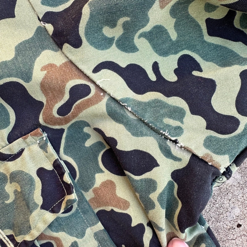 1960’s/70’s Vietnam War Era Tailor Made Camo Shirt L/XL