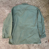 1970’s Vietnam War Civil Air Patrol Patched Ripstop Jungle Jacket Medium Short