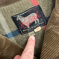 1950’s/60’s Woolrich Brown Corduroy Blanket Lined Field Jacket Size 44