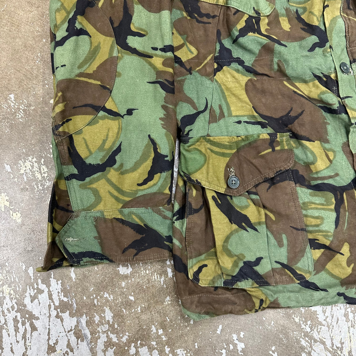 1960’s Deadstock British Military 1960 Pattern DPM Camo Combat Smock Size 8